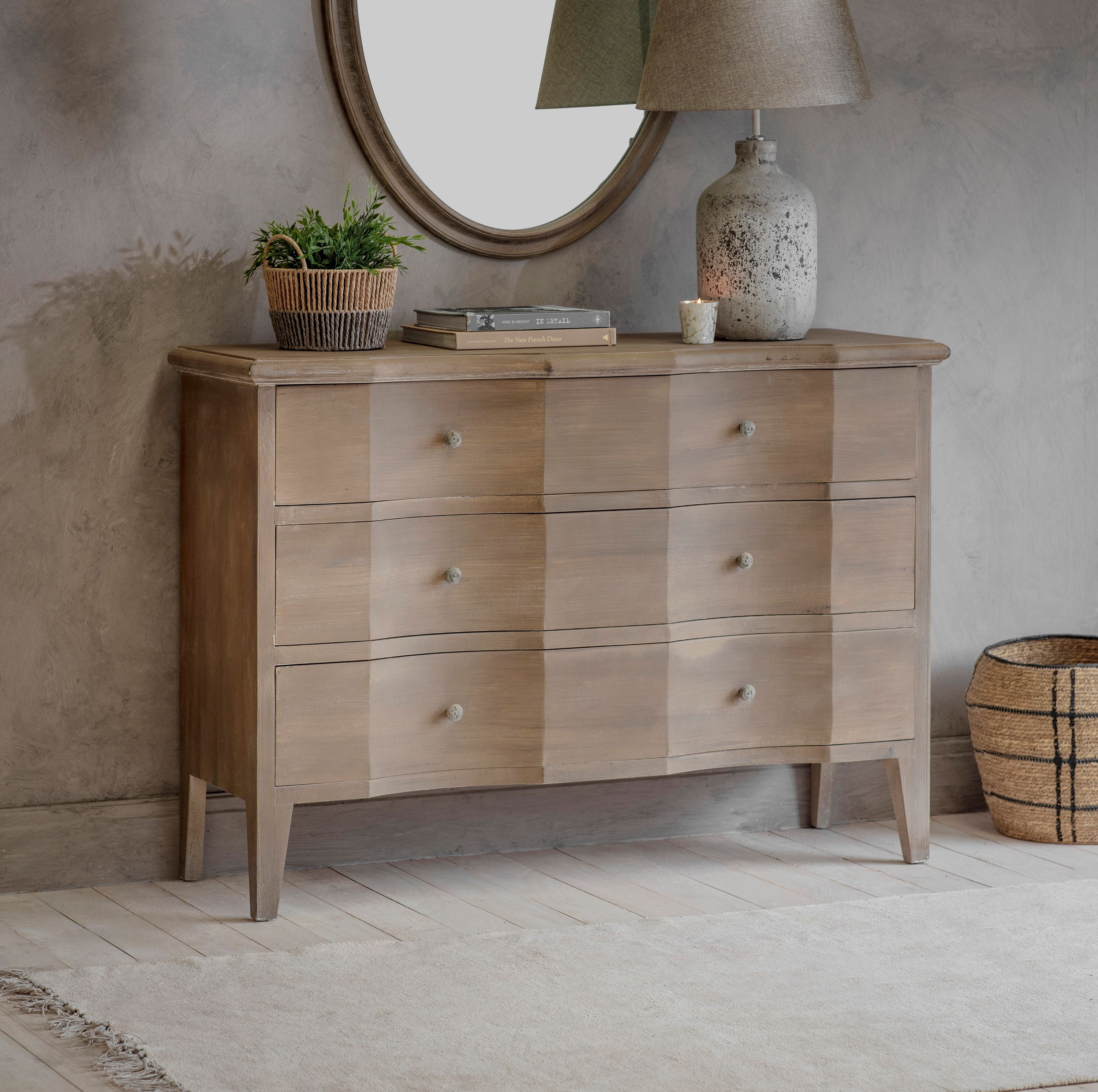 Ilkley Large Chest of 3 Drawers