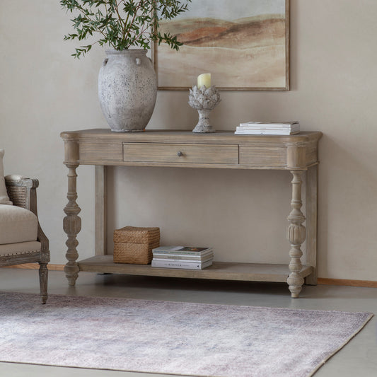 Clovelly Washed Medium Console Table