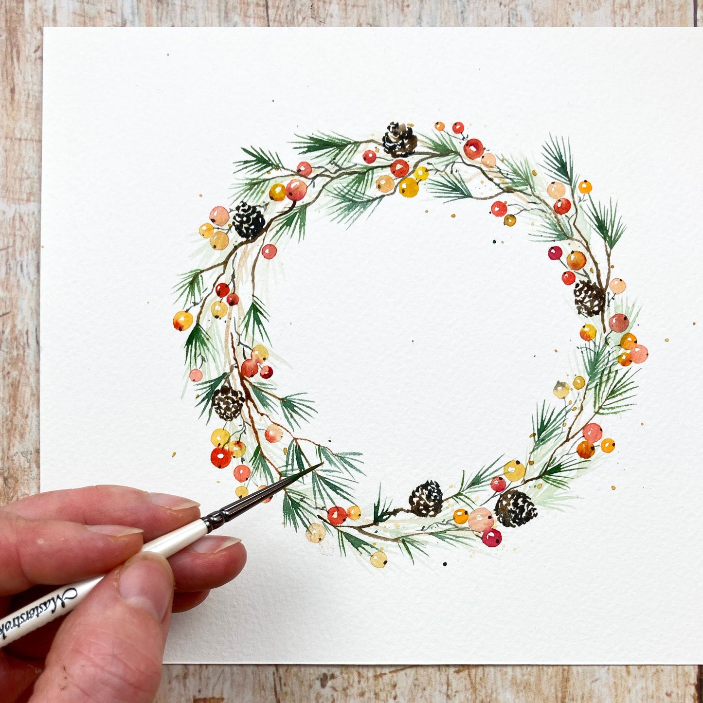 Christmas Card Watercolour Event at One.World 19th November