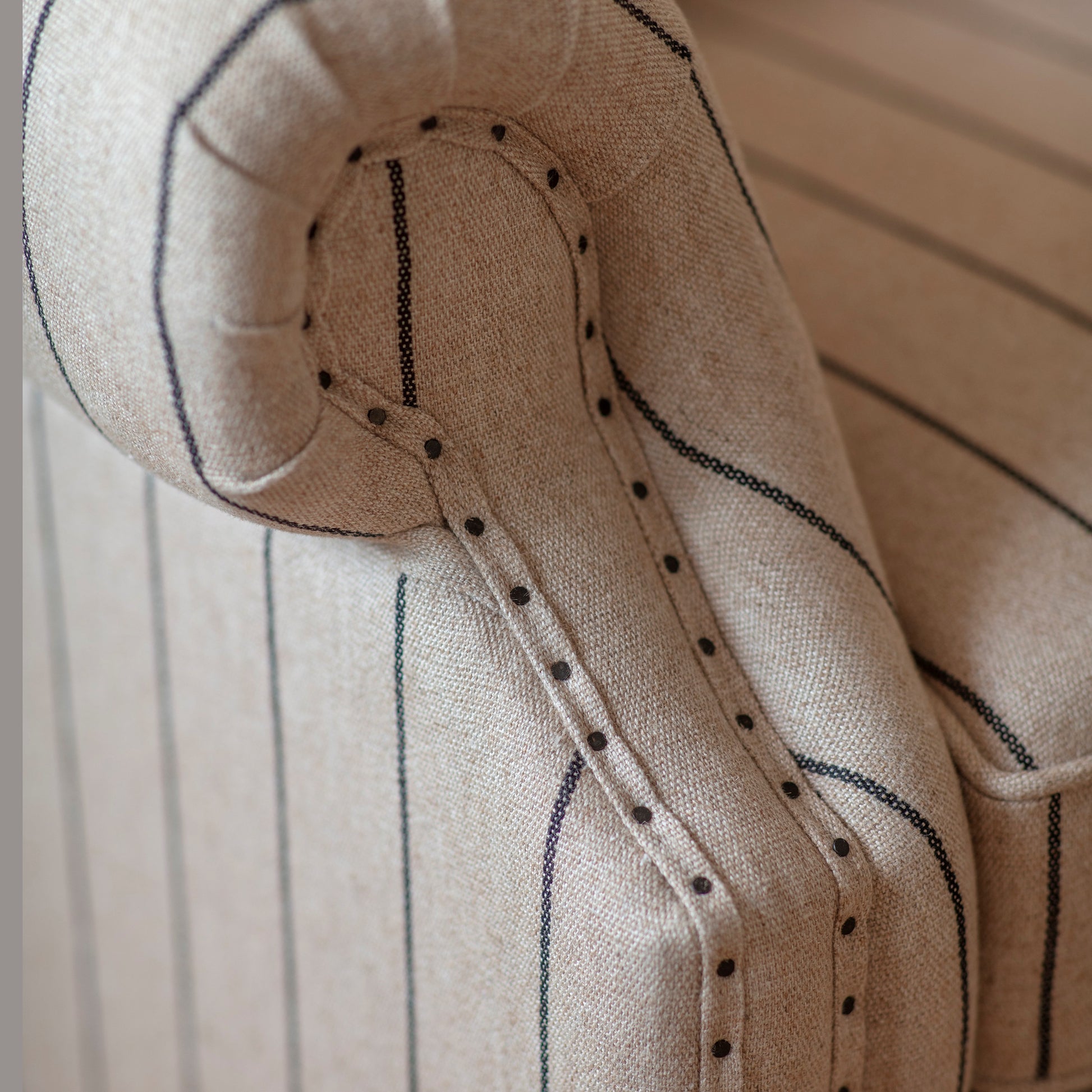 St Francis Striped Loveseat