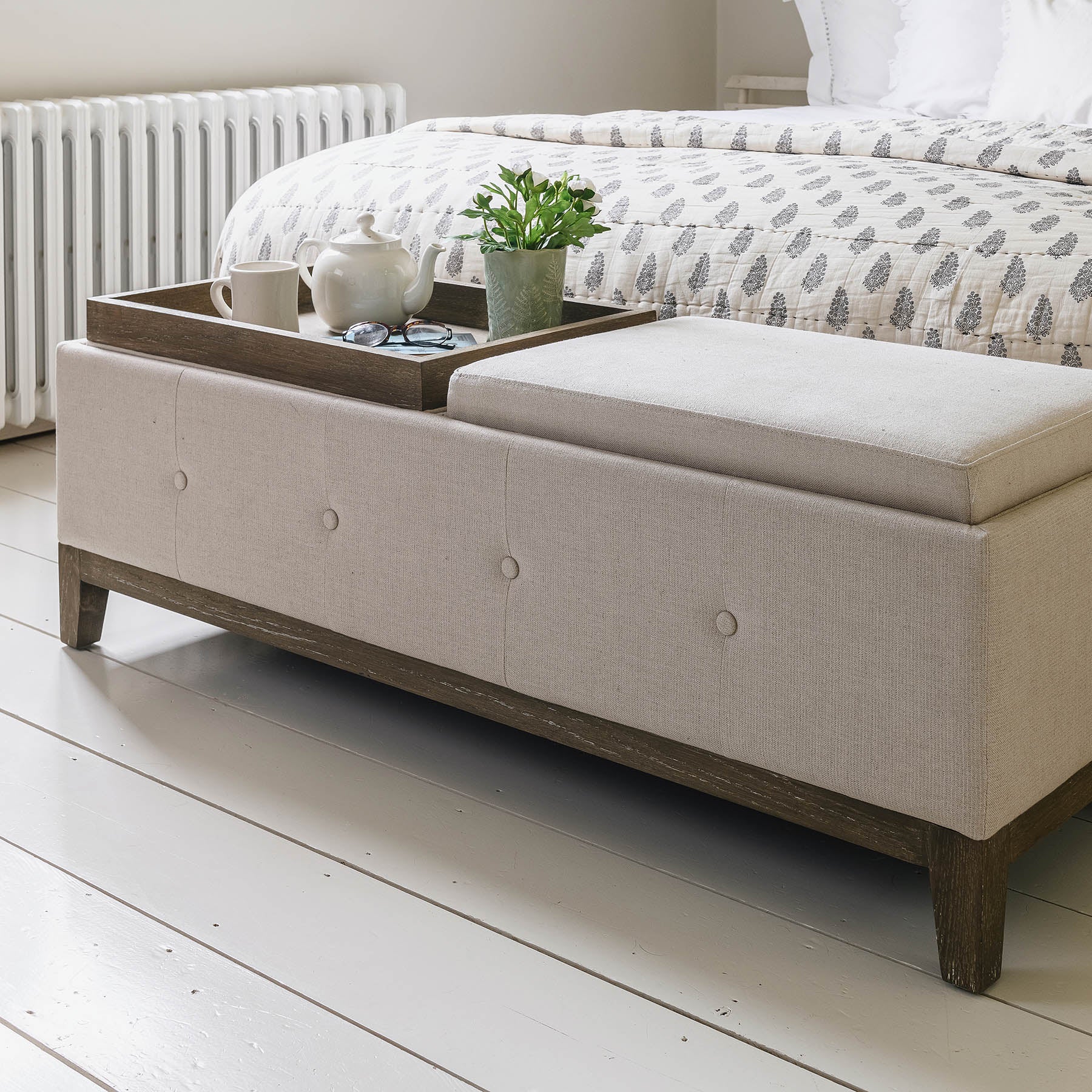 St James Storage Ottoman with Tray