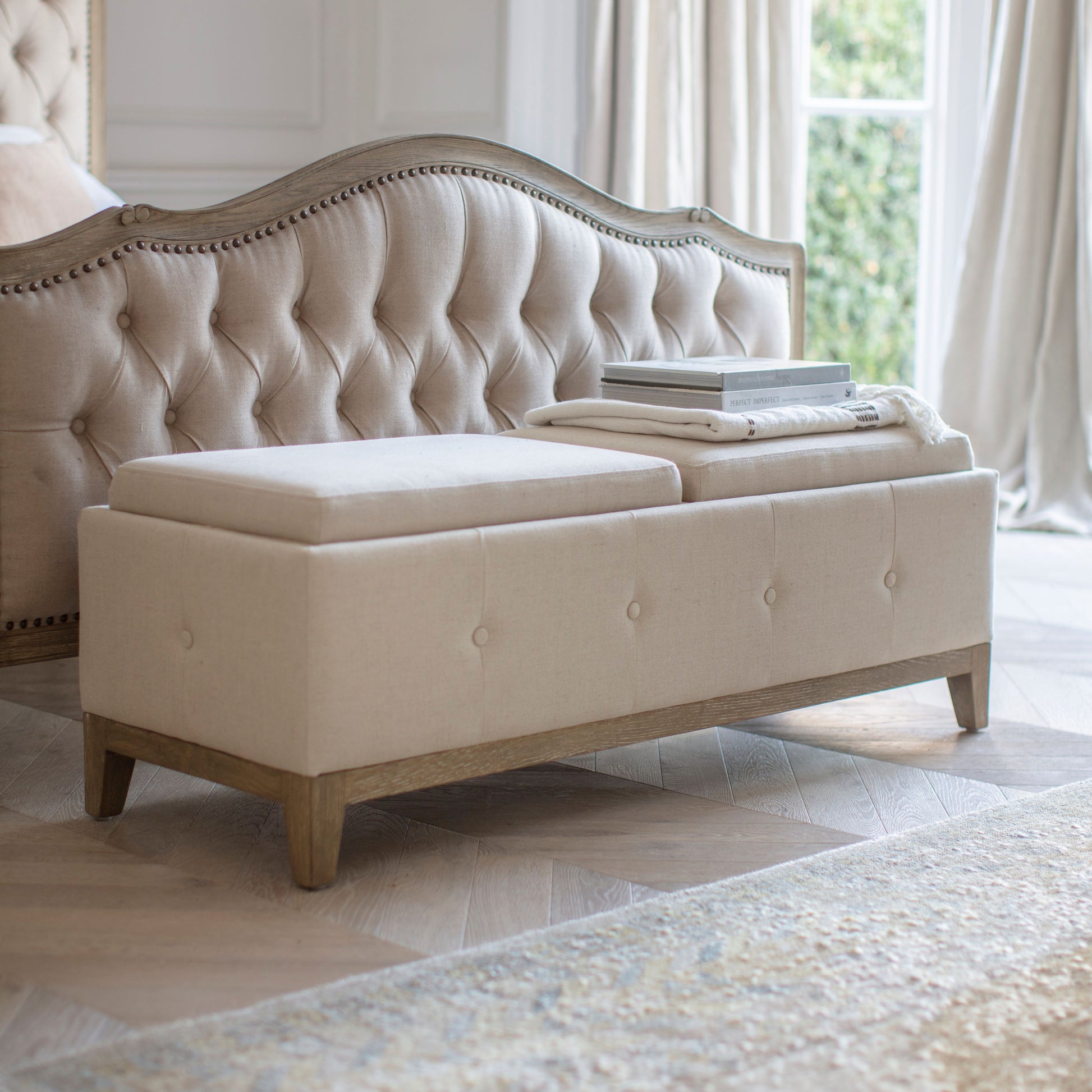 St James Storage Ottoman with Tray