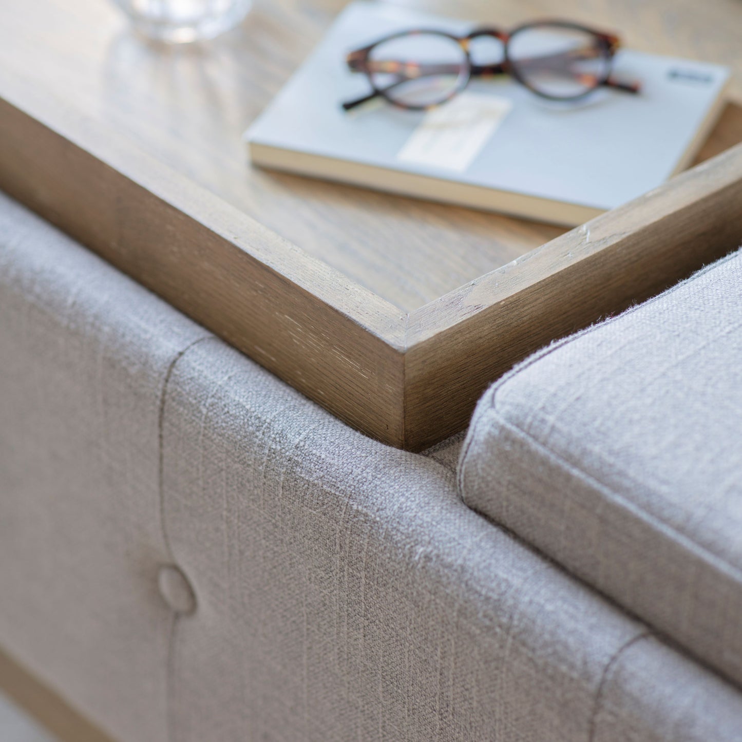 Colleville Storage Ottoman with Tray