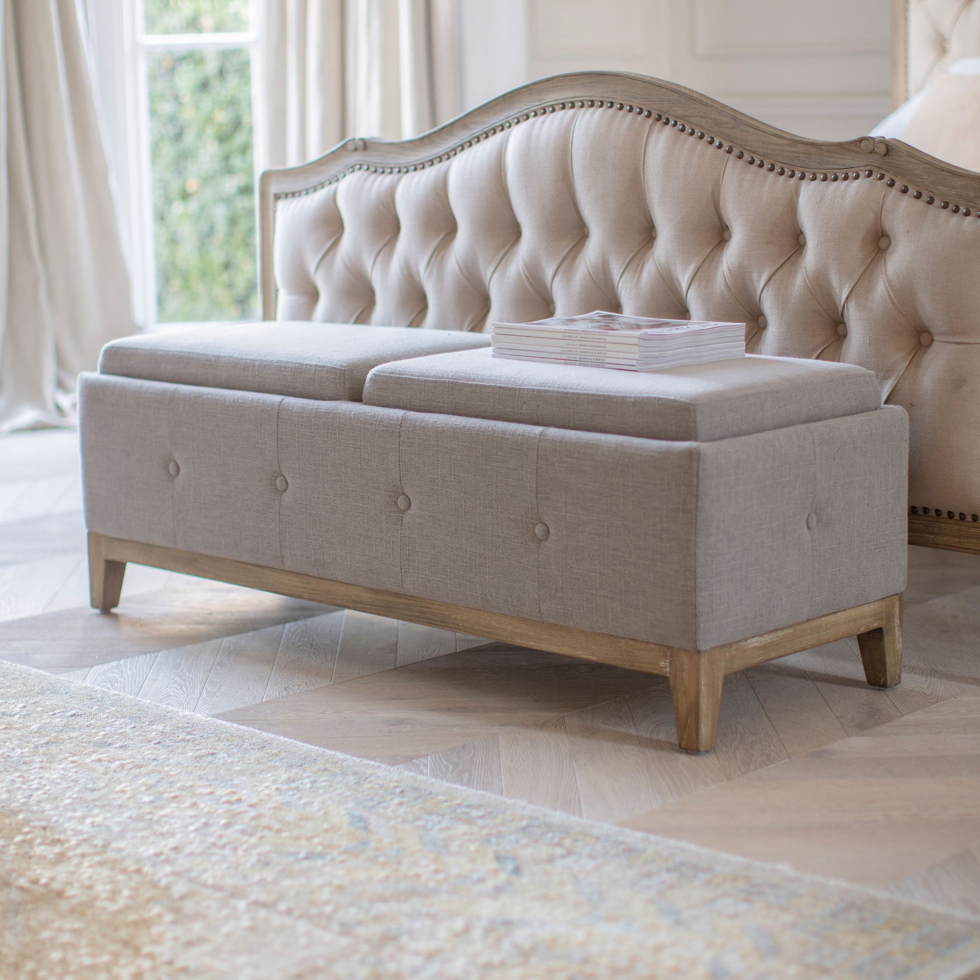 Colleville Storage Ottoman with Tray