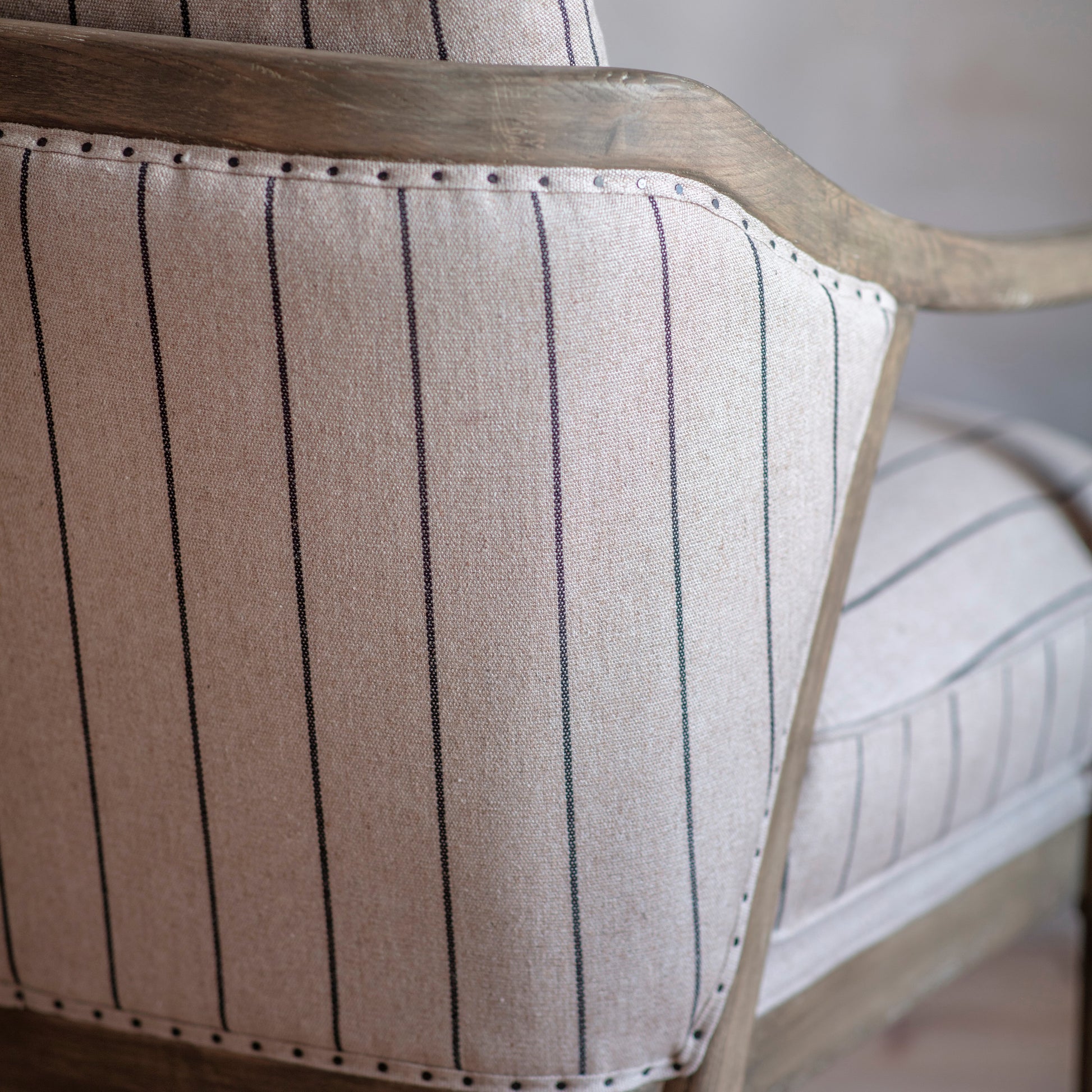 St Francis Striped Armchair