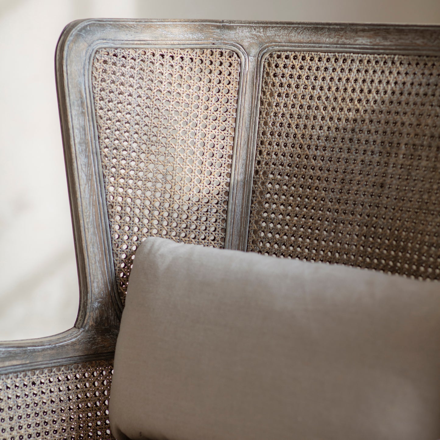 Barton Wingback Bergere Armchair