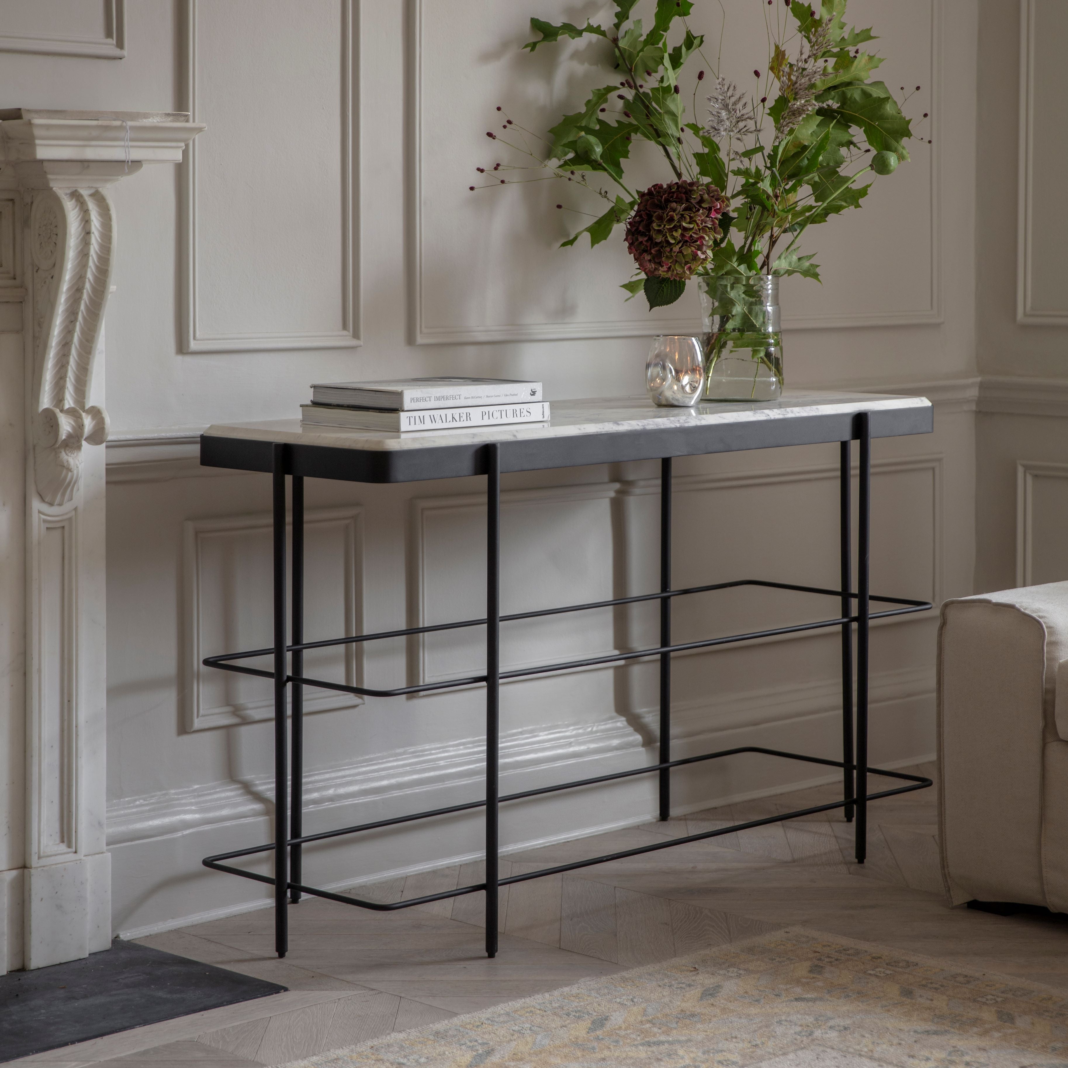 Lansdowne Console TableModern Simplicity A Place for Everything