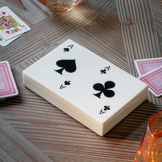 Langford Double Card Box with Playing Cards