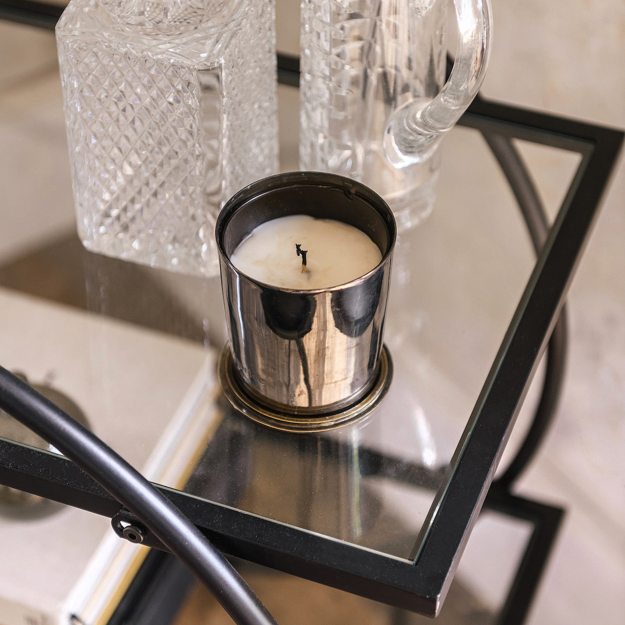 Portland Iron and Glass Drinks Trolley