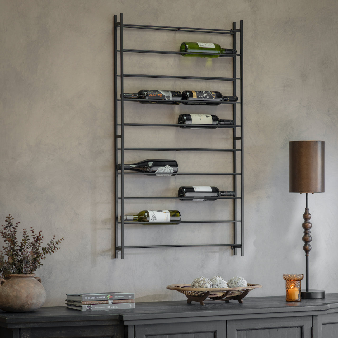 Portland 20 Bottle Wall Rack