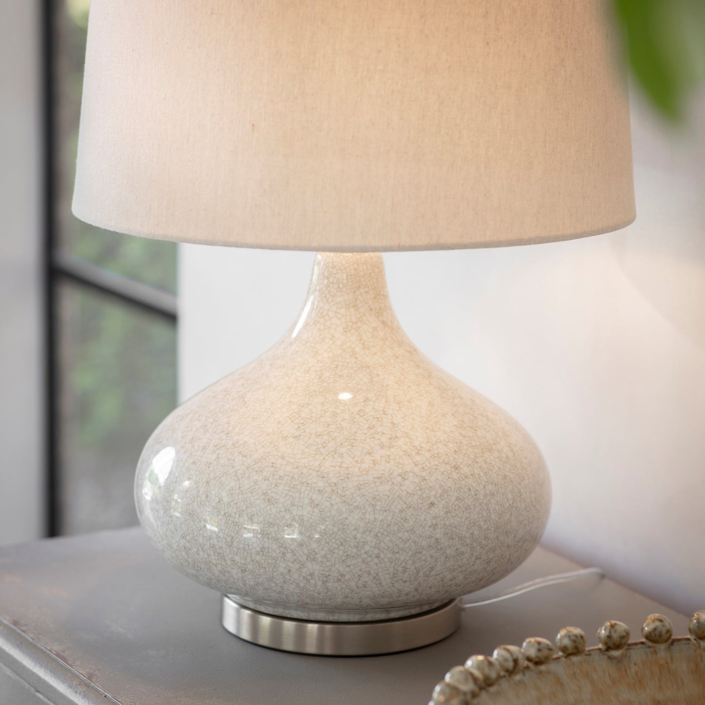 Mayfield Crackled Table Lamp