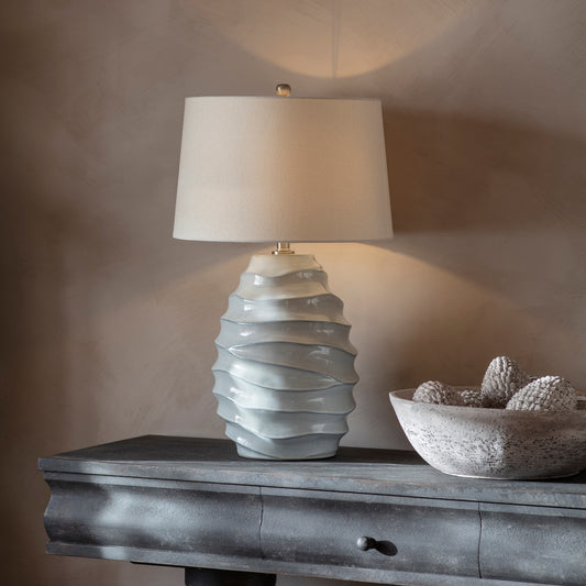 Totton Rippled Table Lamp