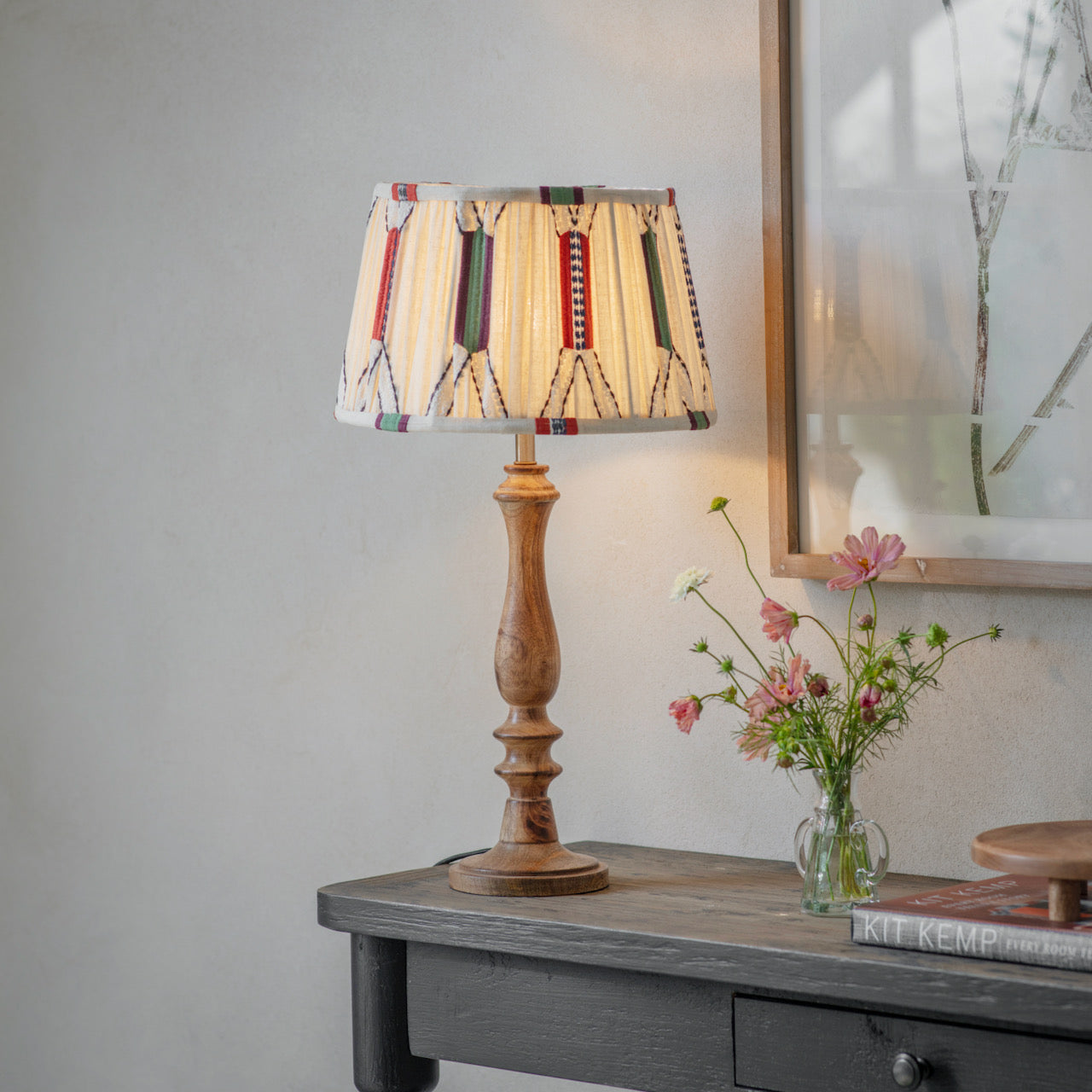 Clements Patterned Shade Table LampCalm Evening Ambience Warmth After Sunset