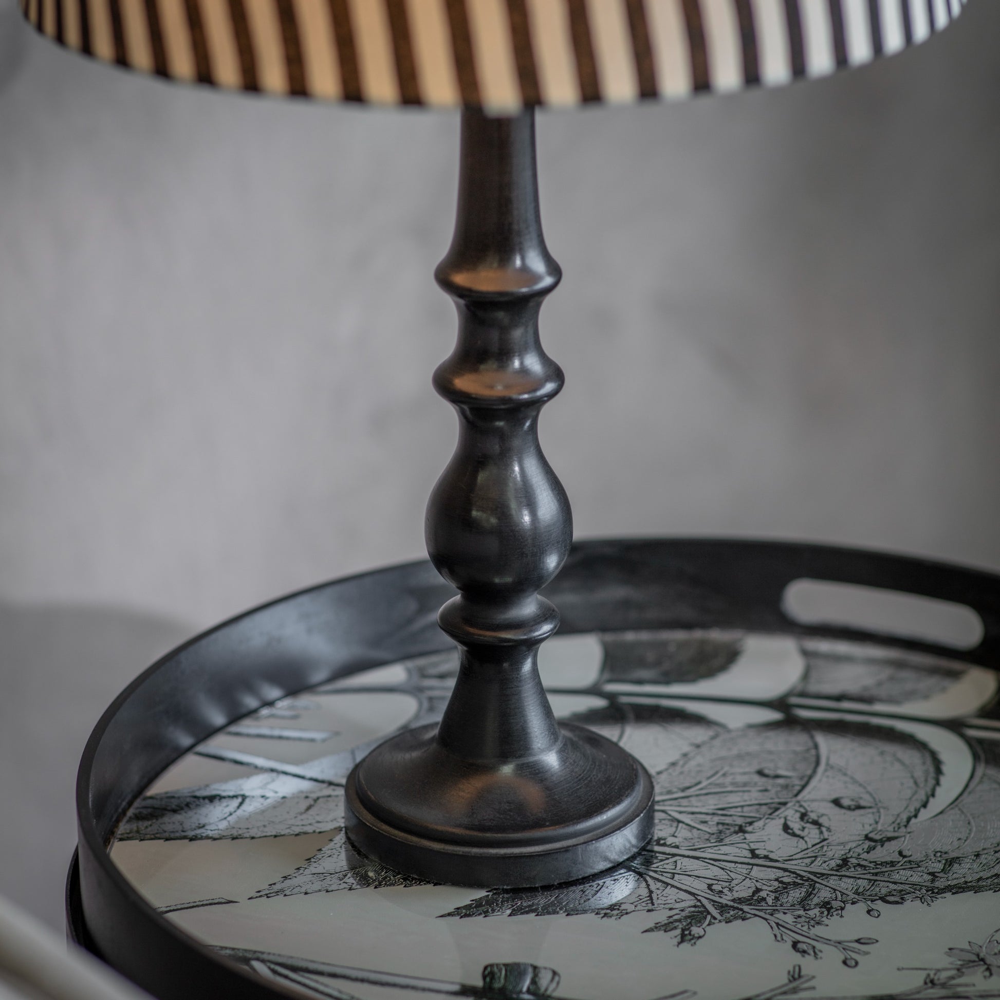 Clements Striped Shade Table Lamp