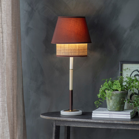 Blakeney Maroon Table Lamp