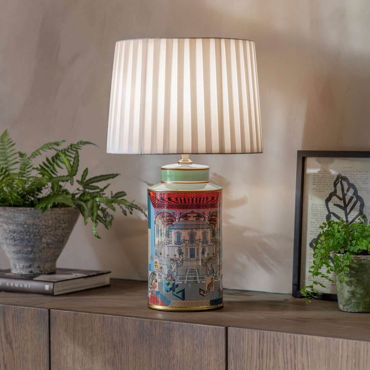 Wellow Chinoiserie Table Lamp
