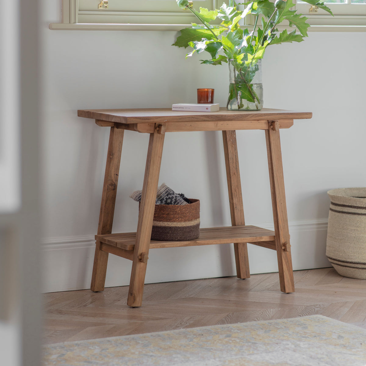Whitfield Small Reclaimed Teak Console Table