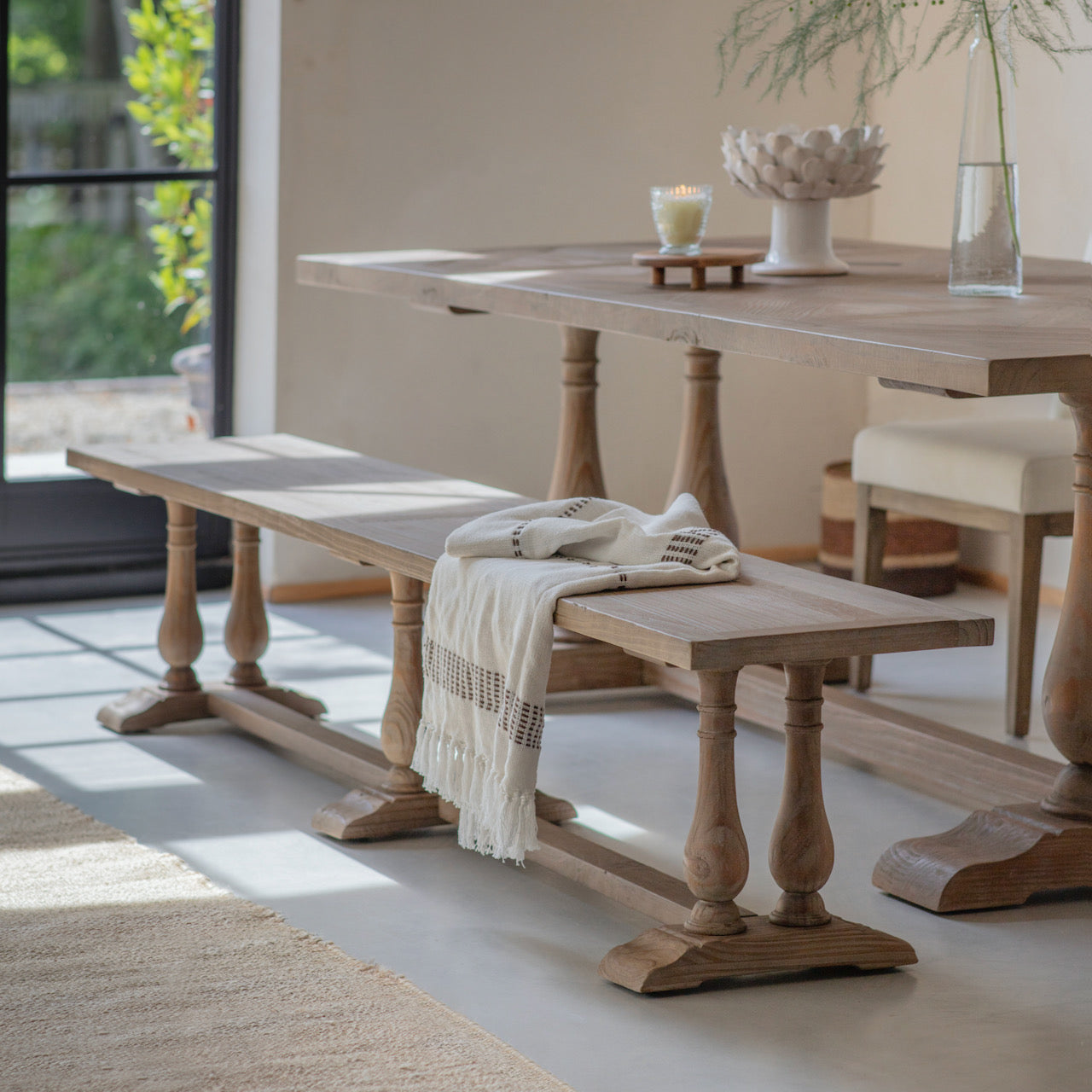 Ferndale Large Recycled Teak Bench