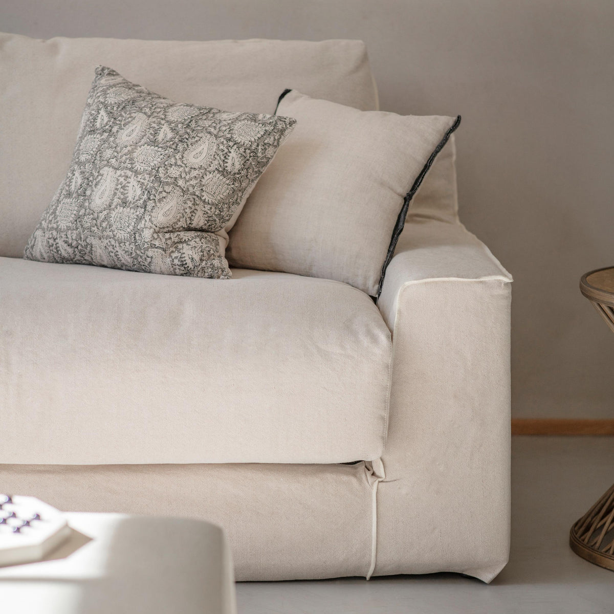 Beaumont 2.5-Seater Oatmeal Sofa