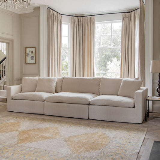 Aldbury 4-Seater Oatmeal Sofa