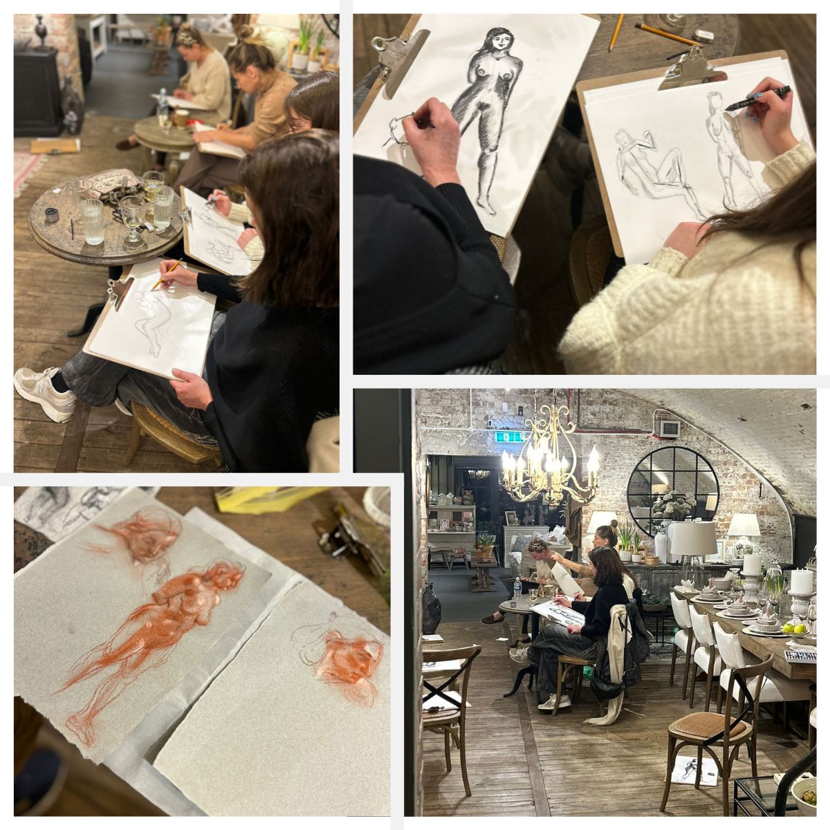 A Recent Life Drawing Event