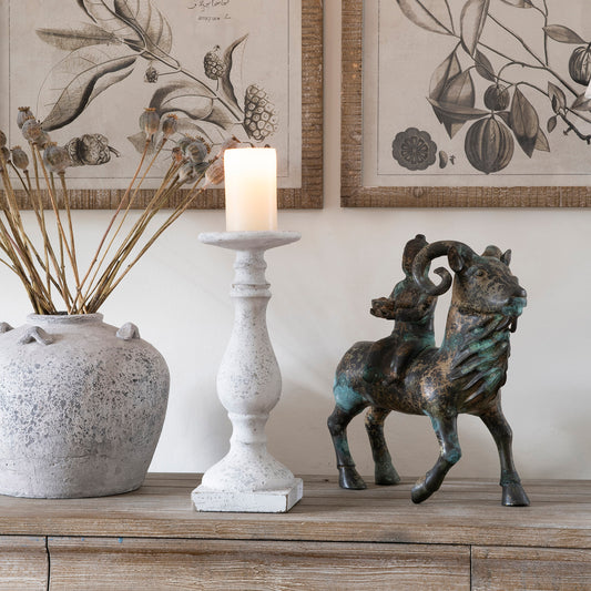 Clemsfold Stone Candlestick