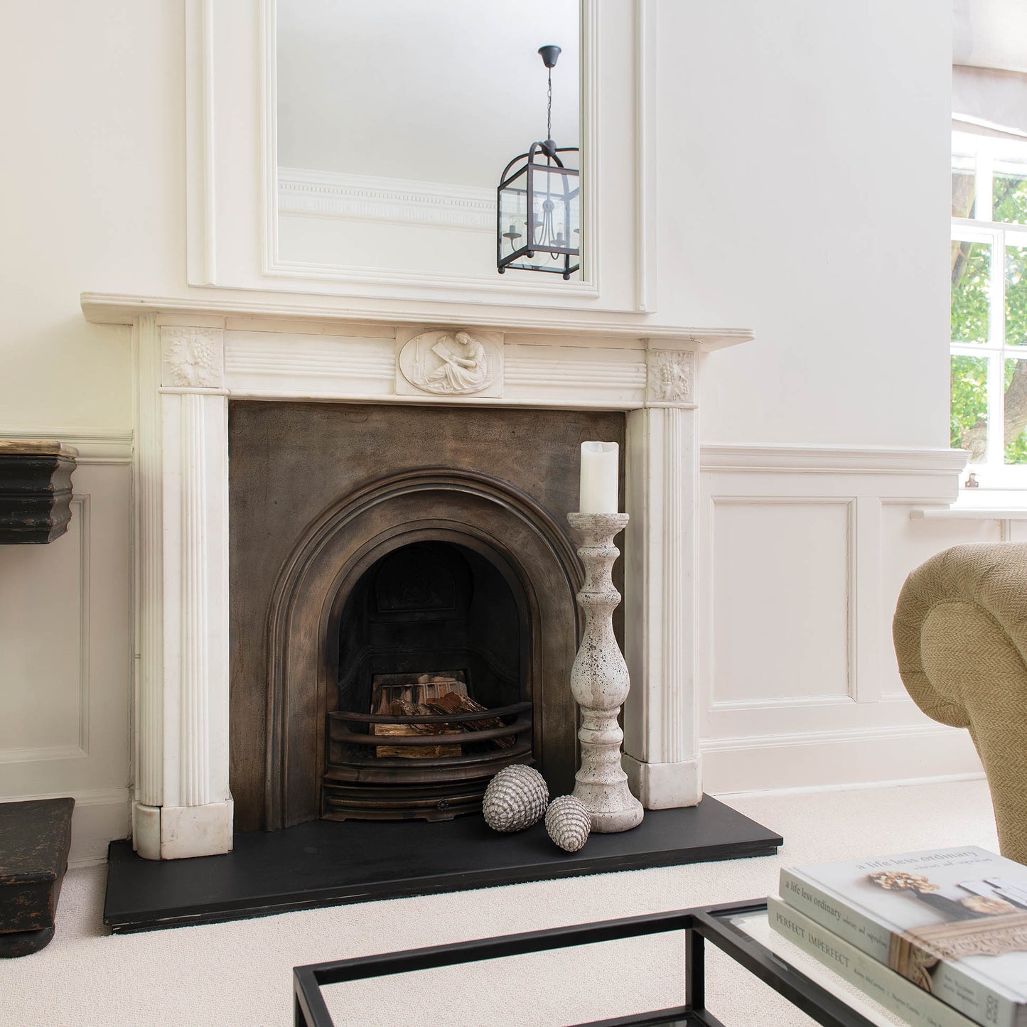 Birkdale Pillar Stone Candlestick