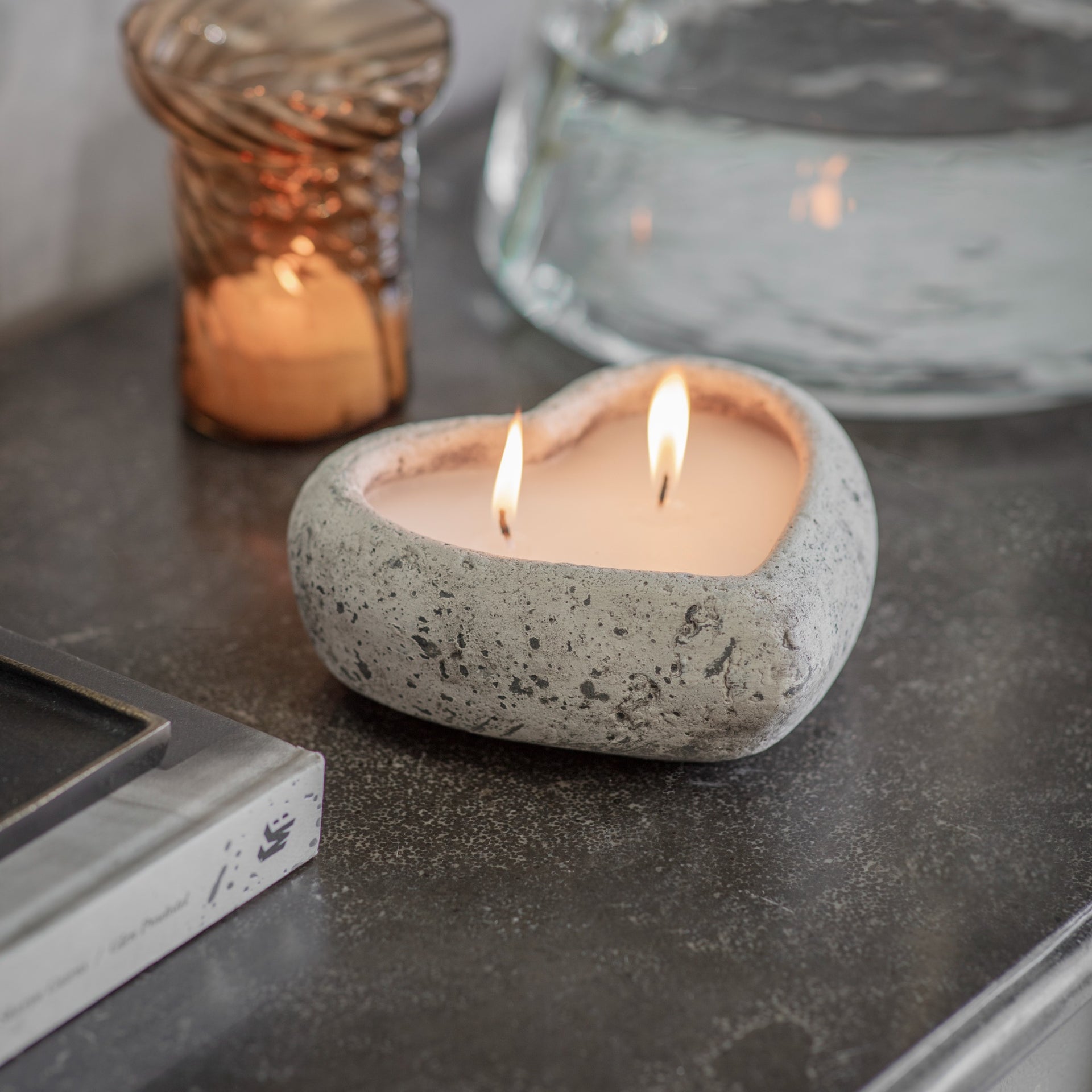Birkdale Heart Candle