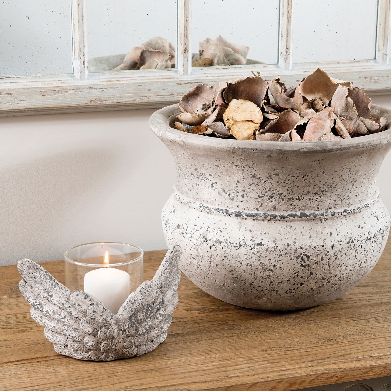 Birkdale Stone Winged Votive