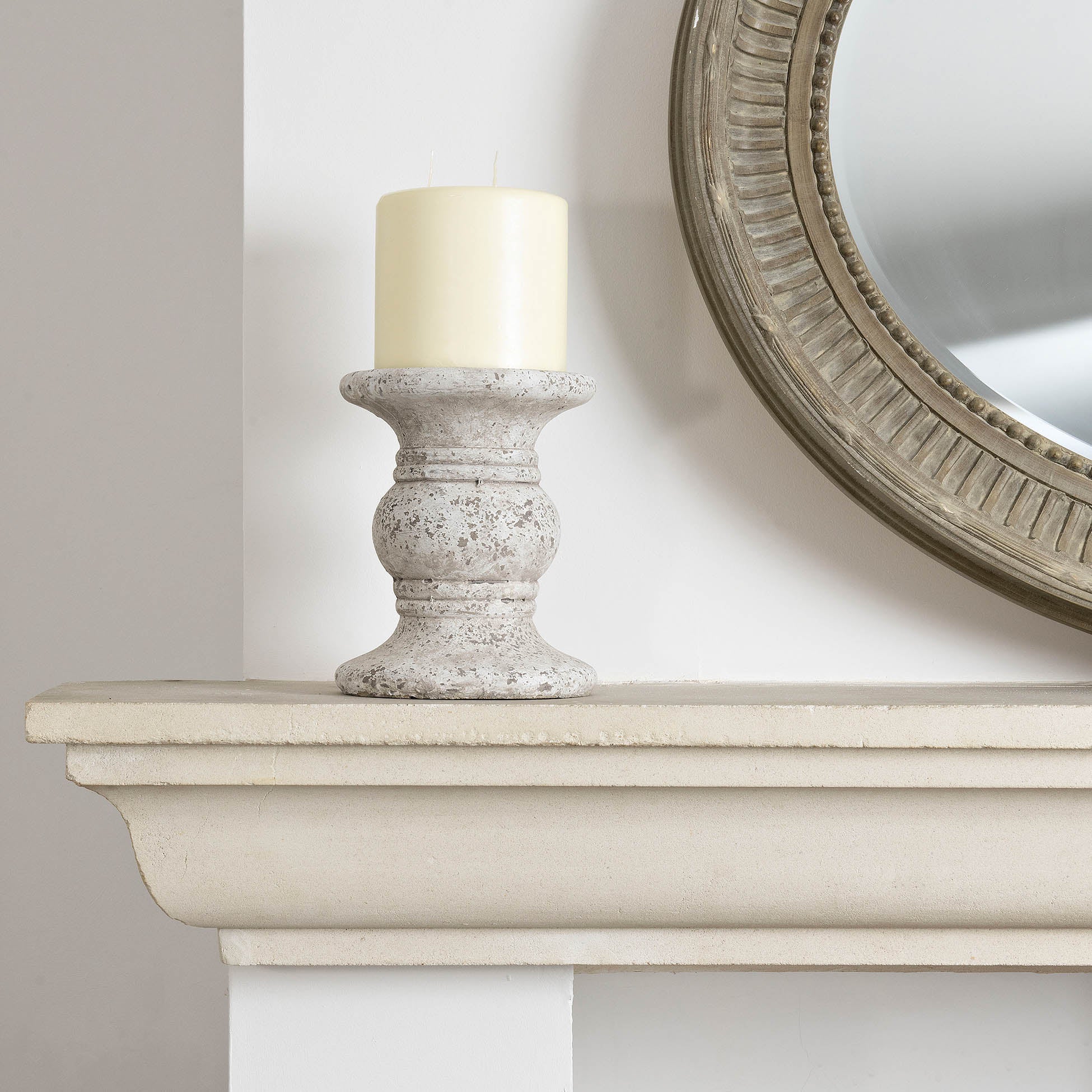 Birkdale Stone Candlestick