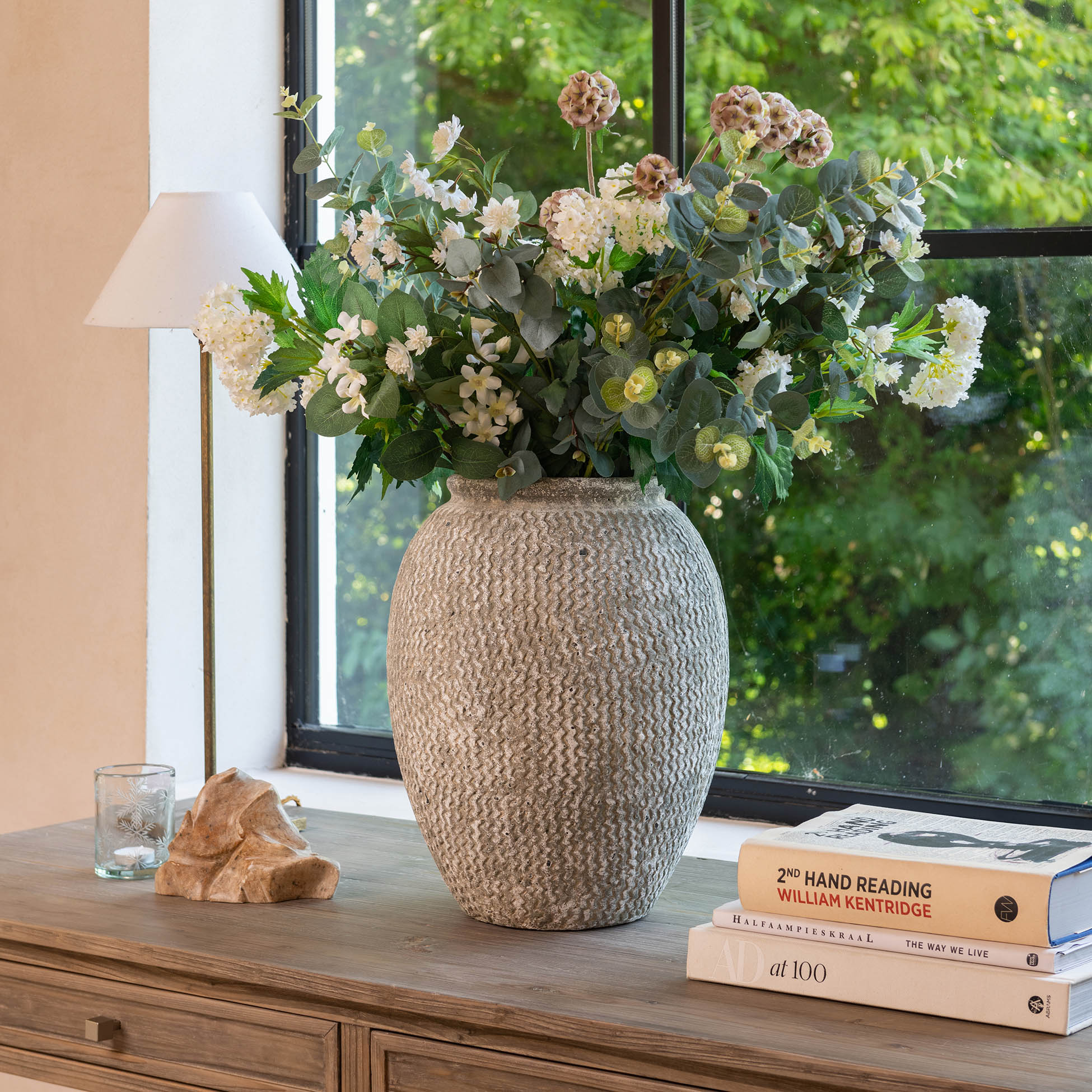 Aldbury Tall Stone Vase