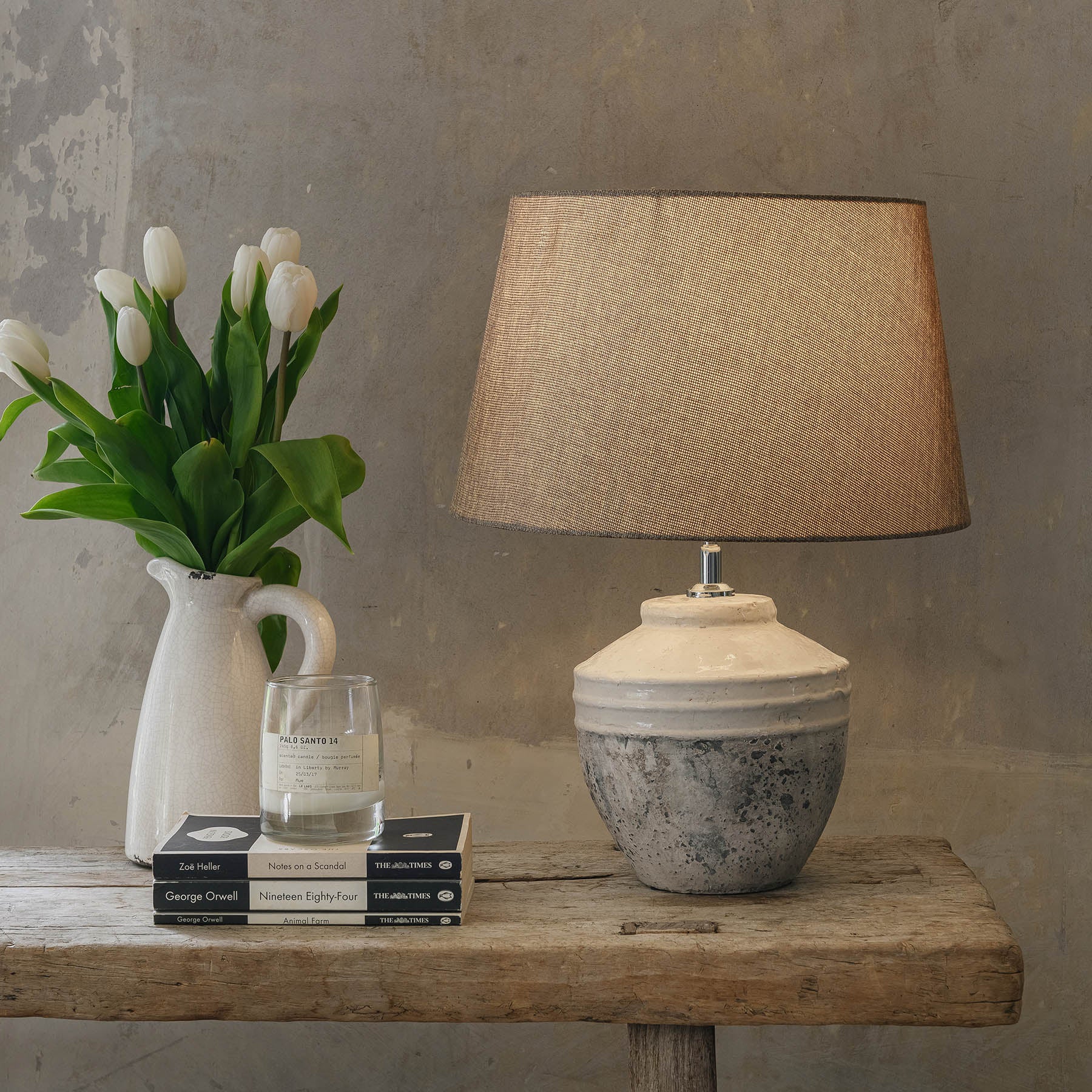 Clemsfold Stone Table Lamp