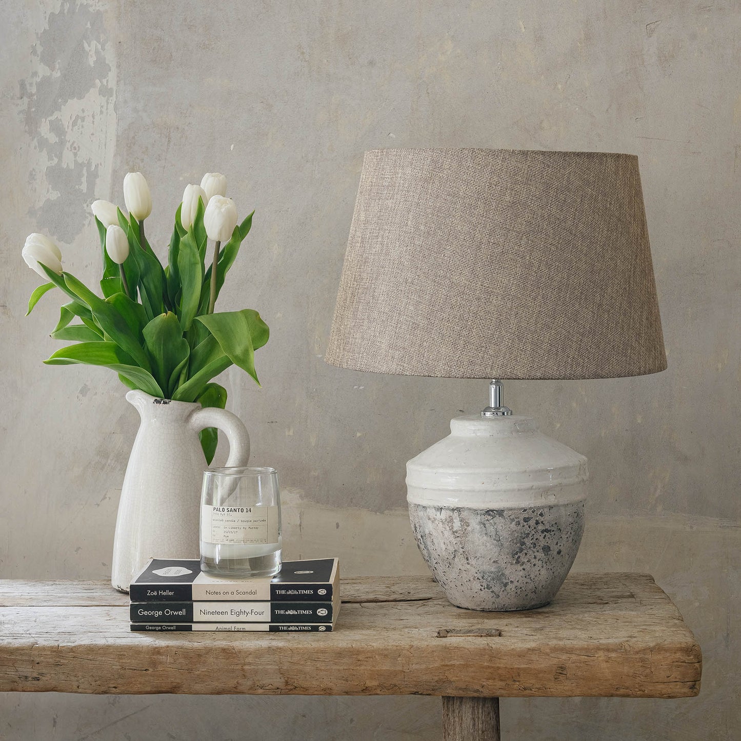 Clemsfold Stone Table Lamp