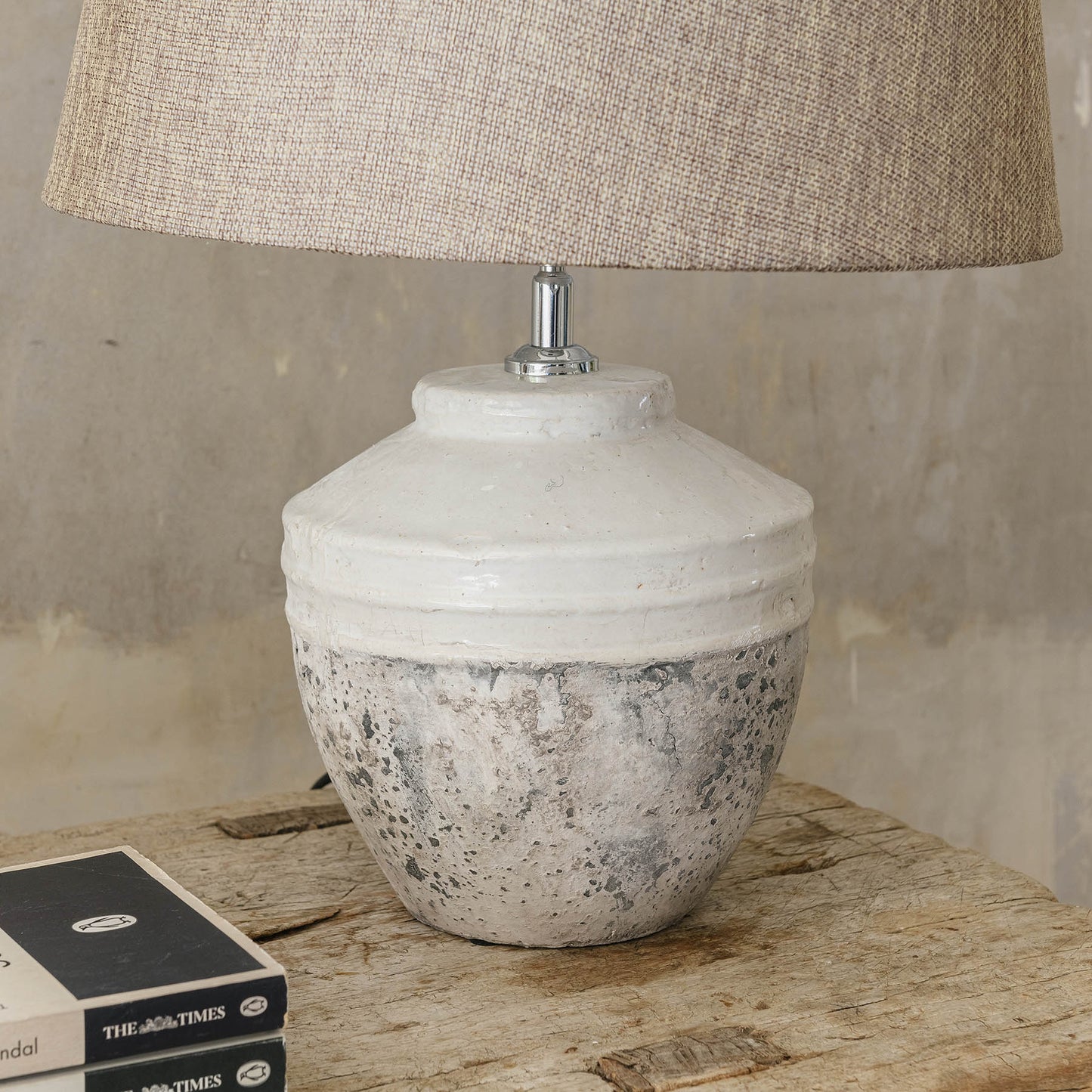 Clemsfold Stone Table Lamp