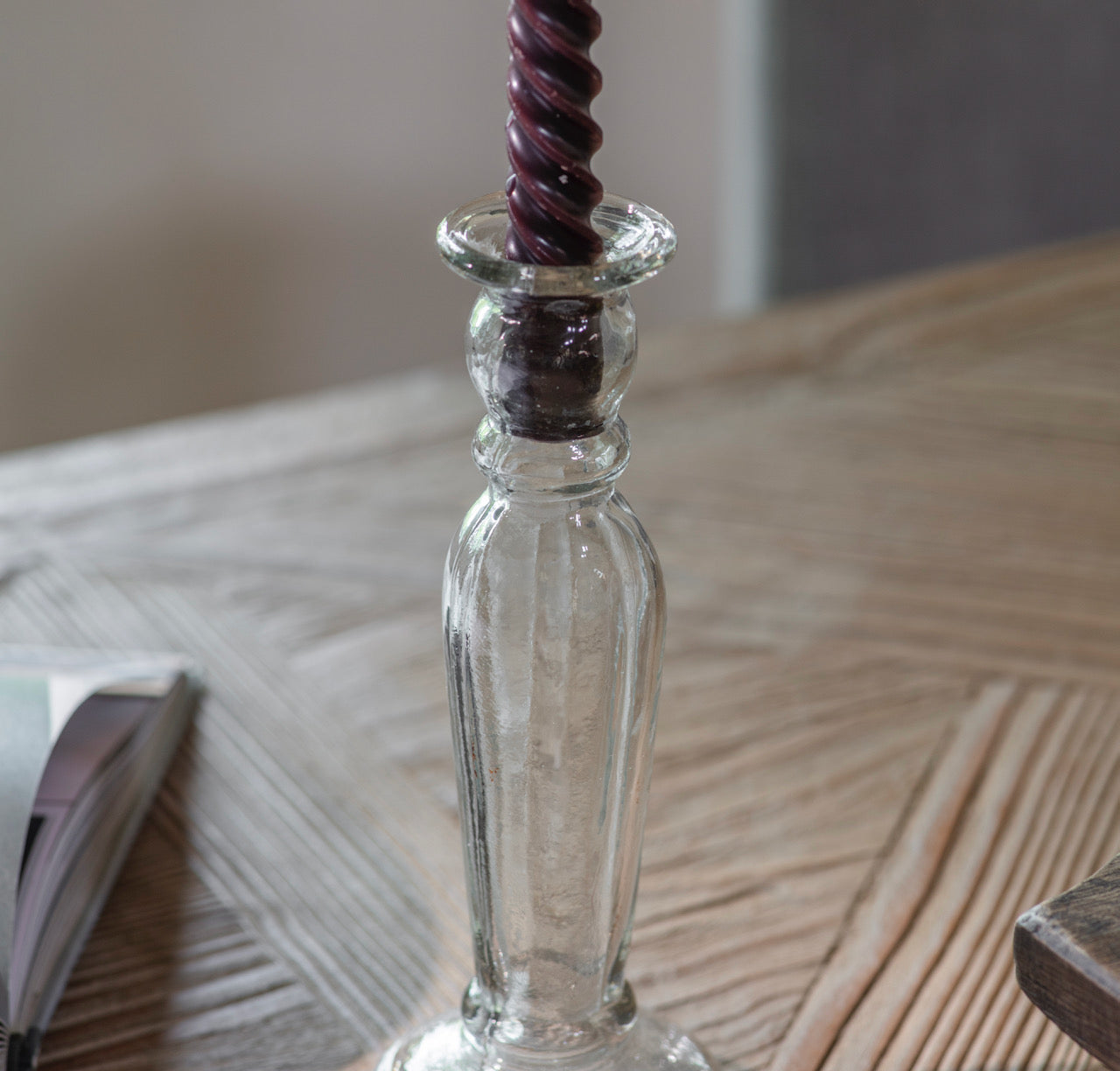 Sweetwater Glass Candlestick