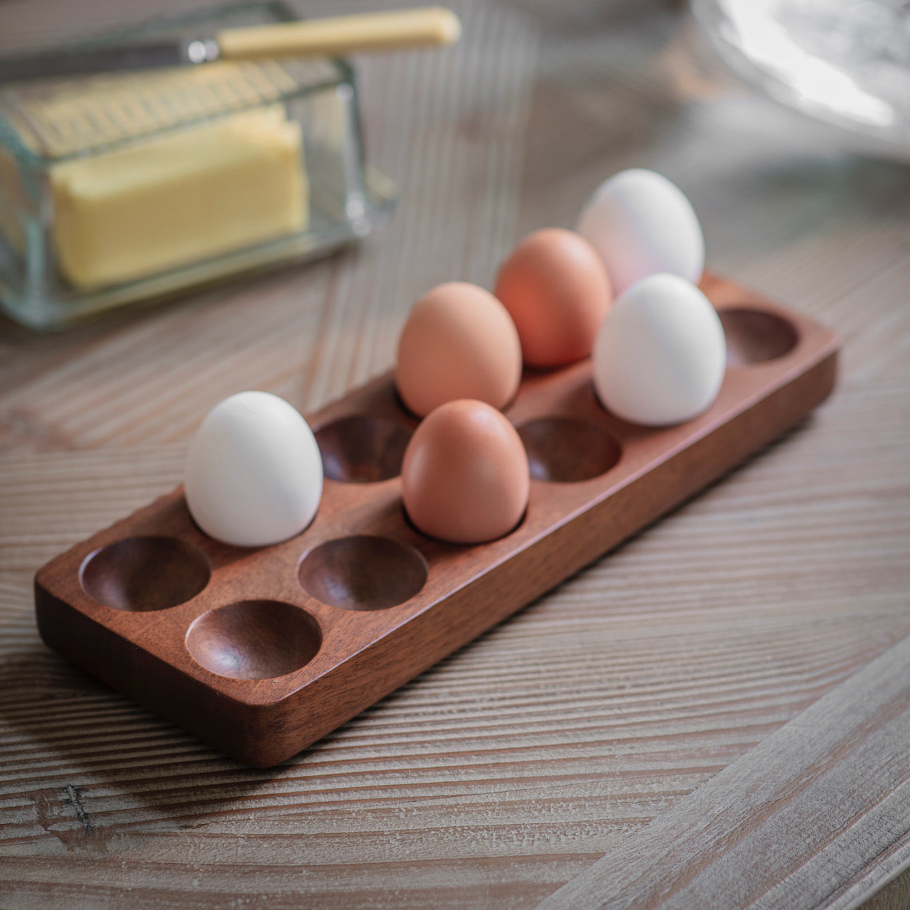 Abbott Large Wooden Egg Holder