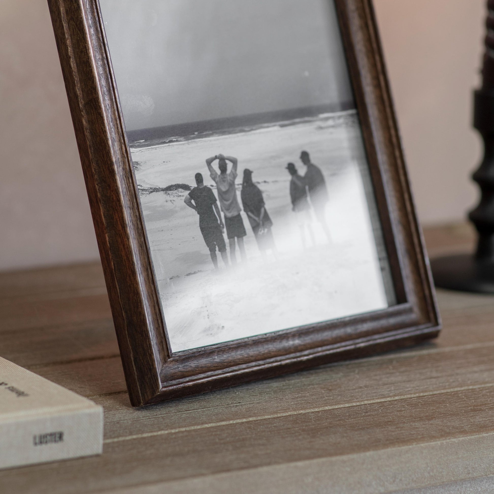 White Bone and Metal Photo Frame