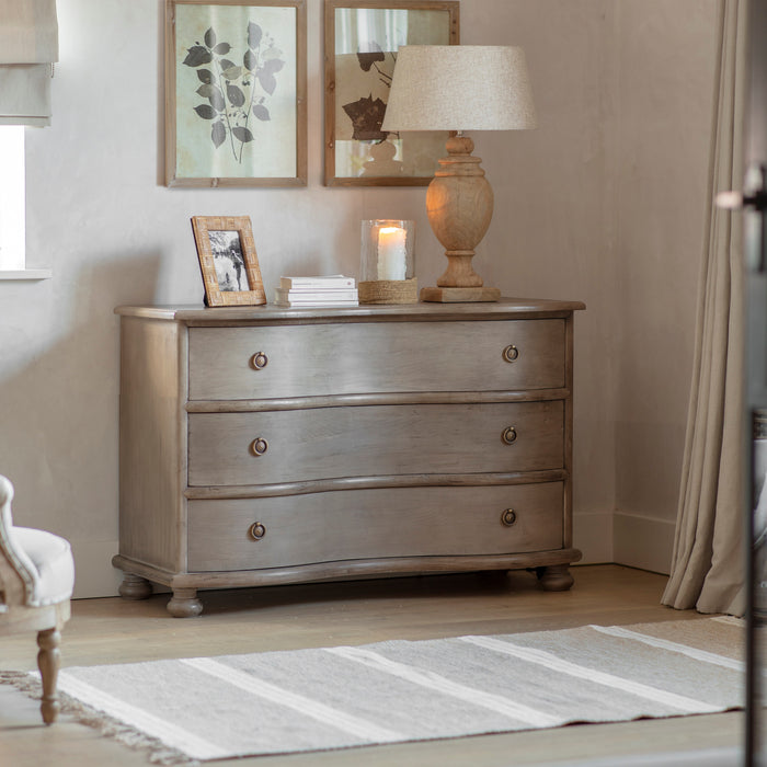Ambersham Reclaimed Pine Large Chest of 3 Drawers