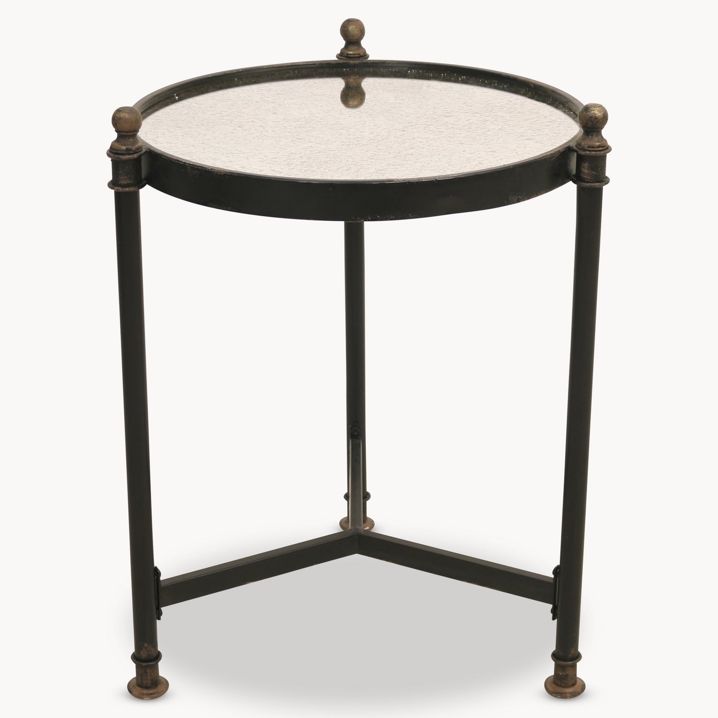 Evershot Mirrored Top Side Table