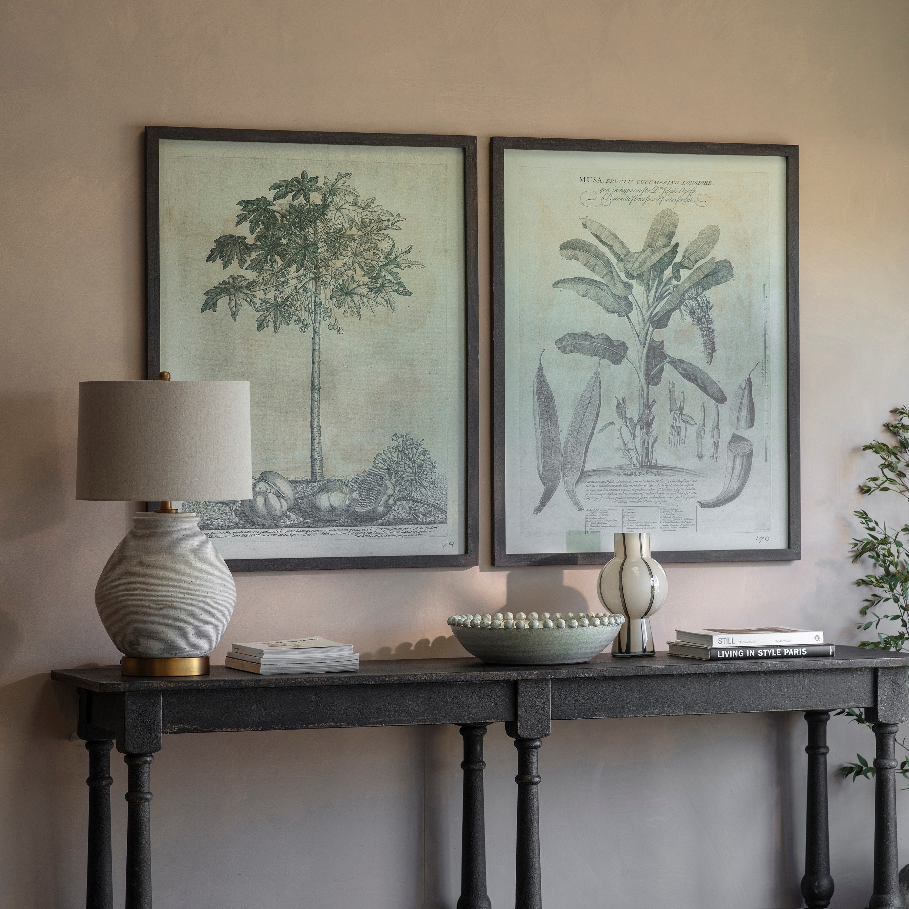 Ormington Set of 2 Papaya Framed Prints