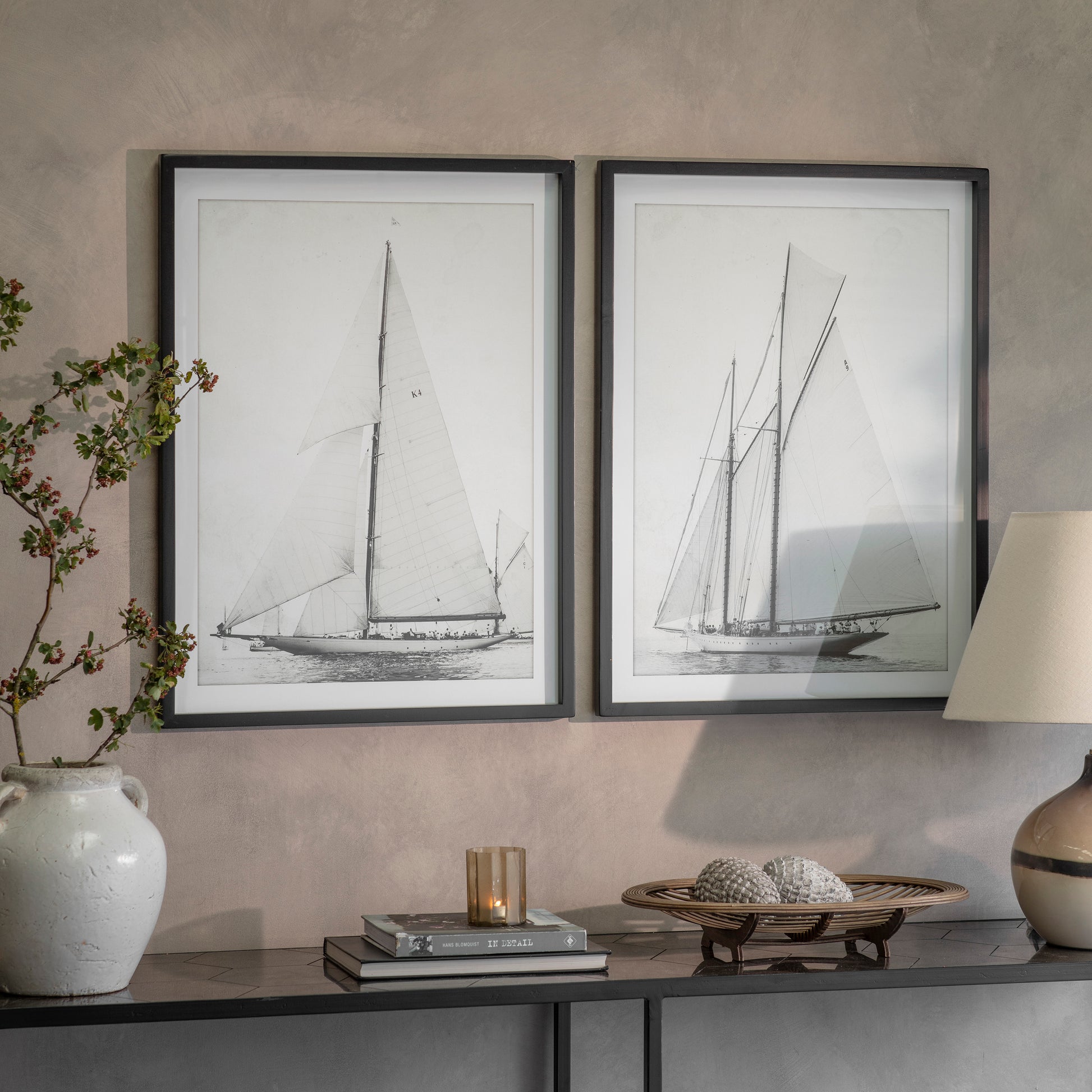 Rivington Set of 2 Sailboat Framed Prints
