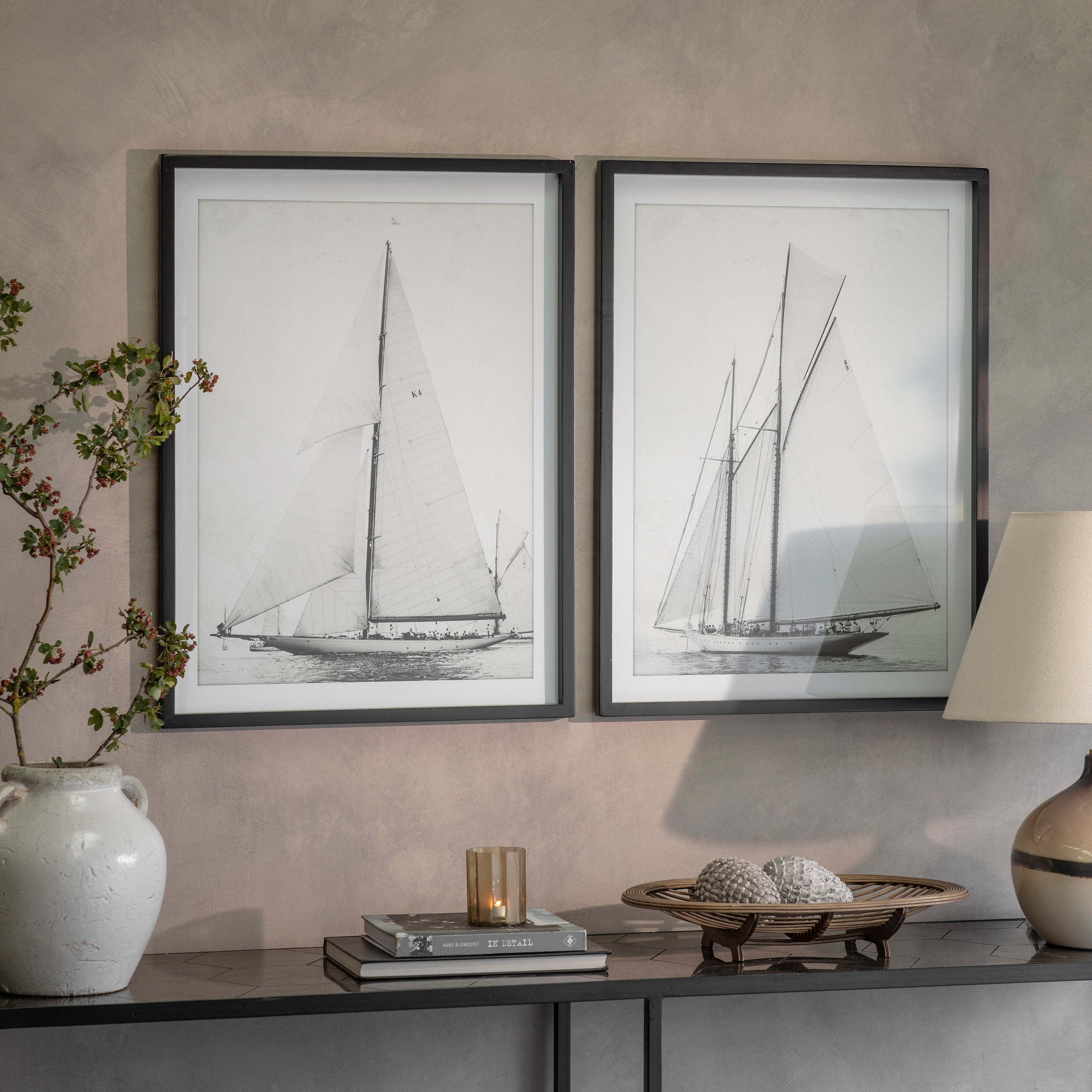 Rivington Set of 2 Sailboat Framed Prints