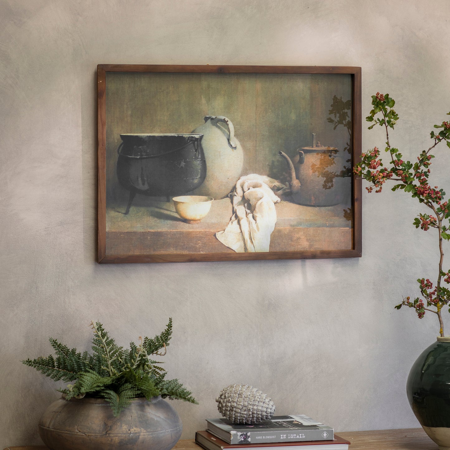 Croston Kitchen Pot Framed Print
