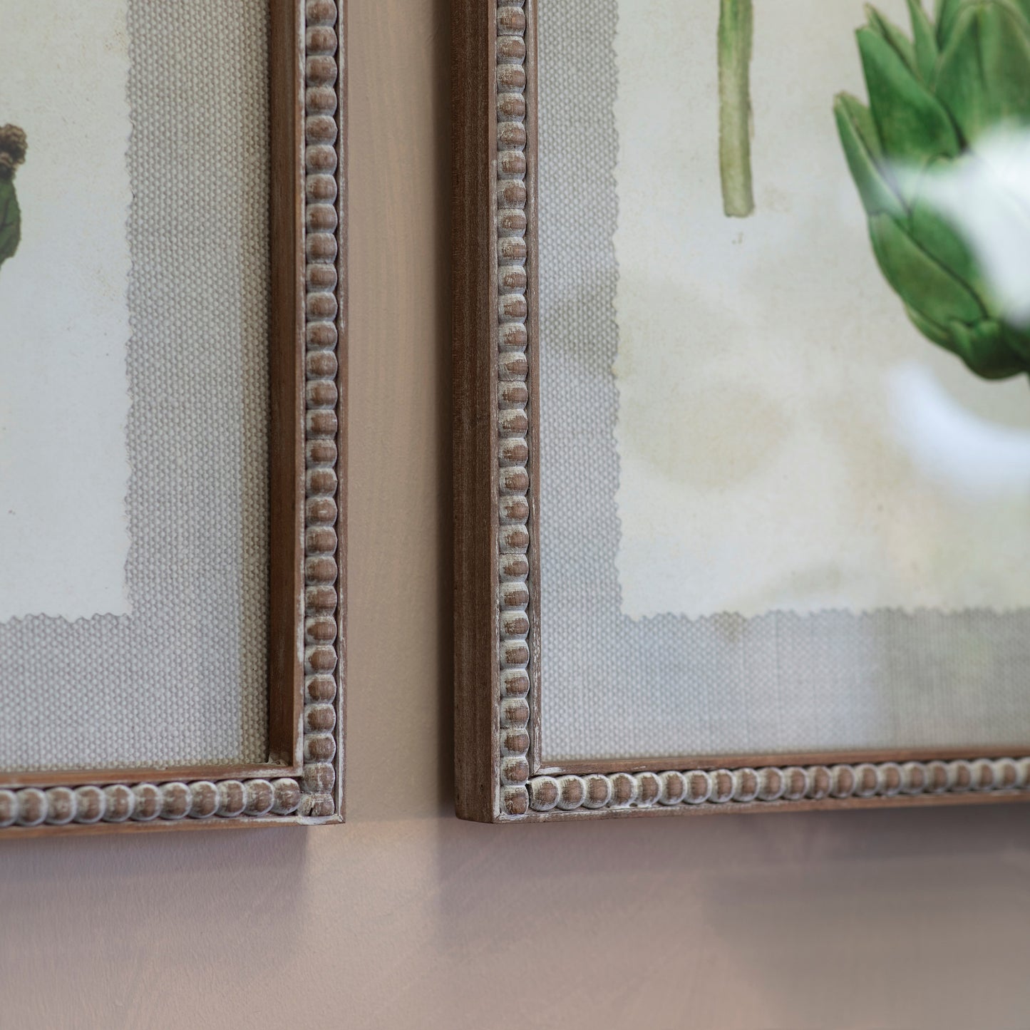 Brookby Set of 2 Asparagus and Artichoke Wall Art
