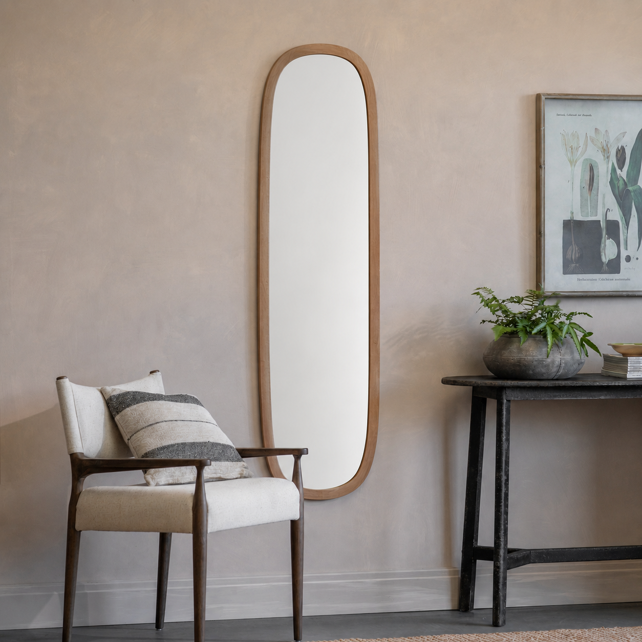 Alnwick Oval Full Length Mirror