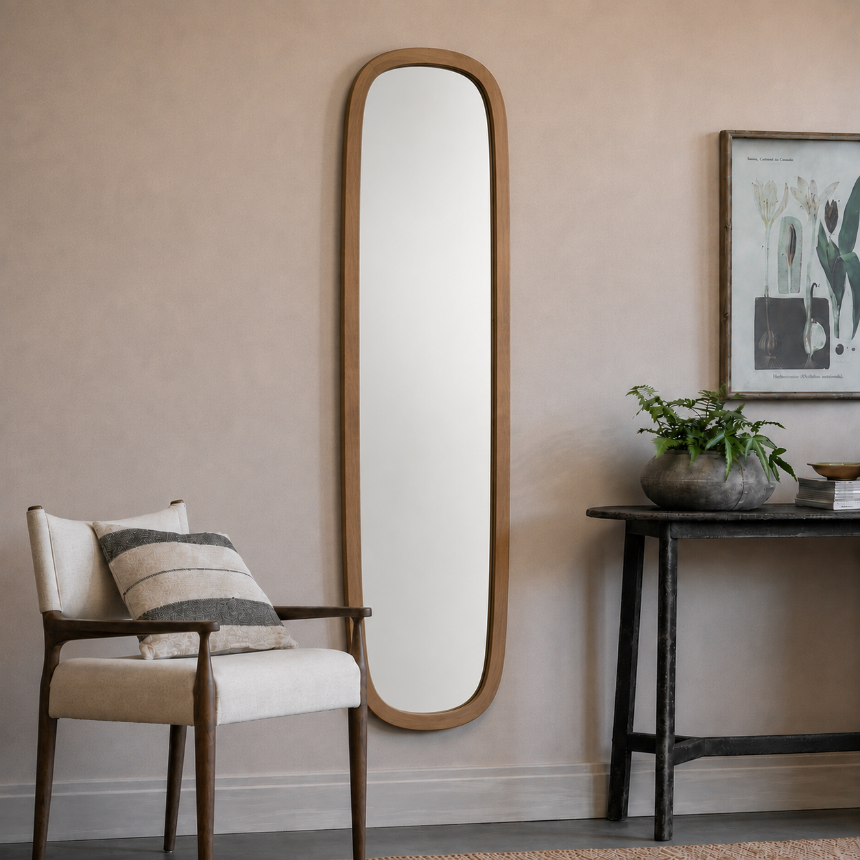 Alnwick Oval Full Length Mirror