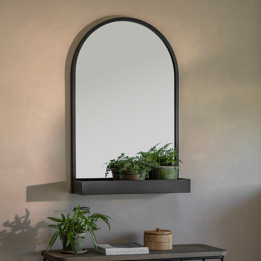 Budworth Indoor/Outdoor Shelf Mirror