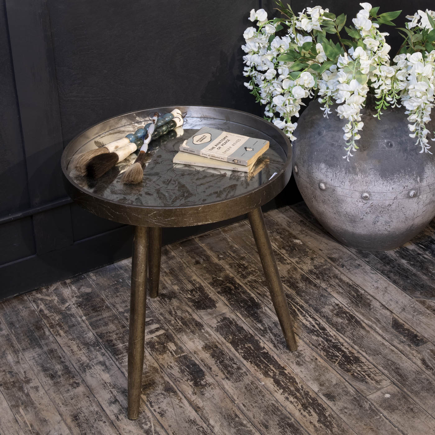 Waltham Mirrored Tomato Tray Table