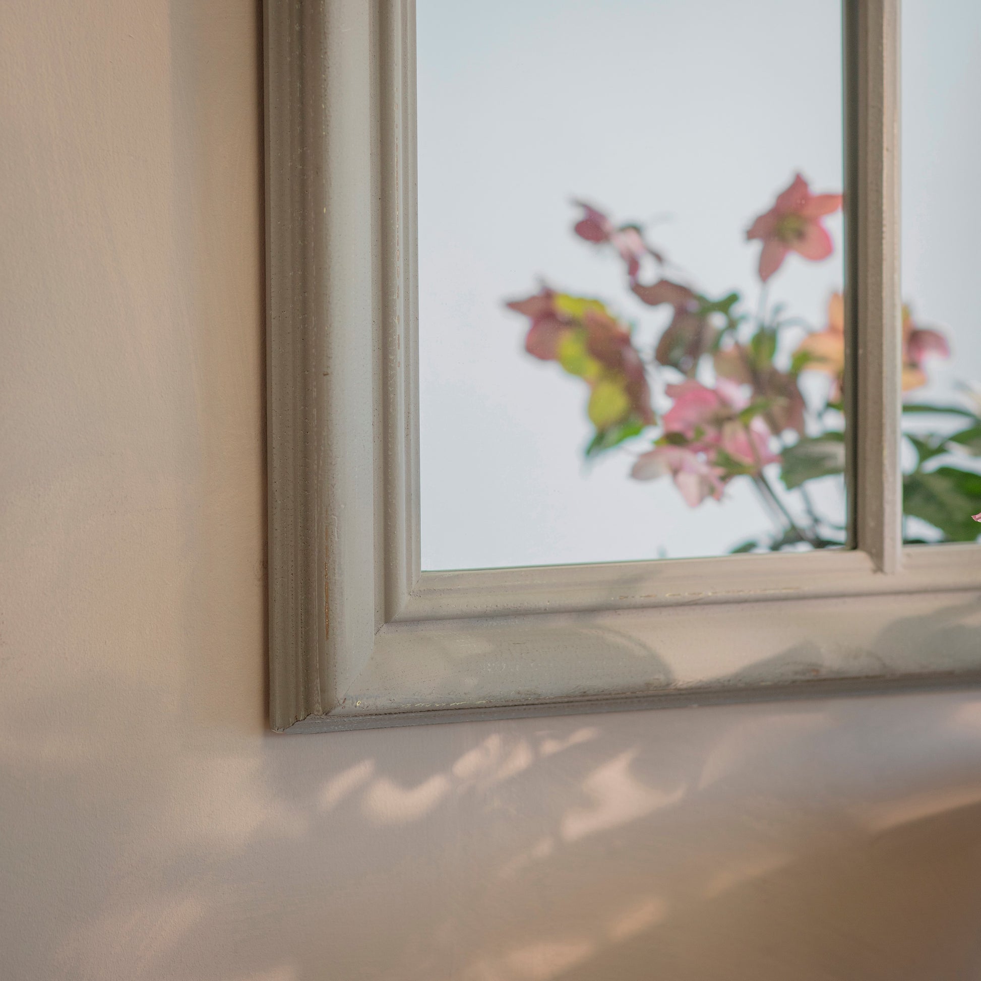 Wilton Grey Panel Window Mirror