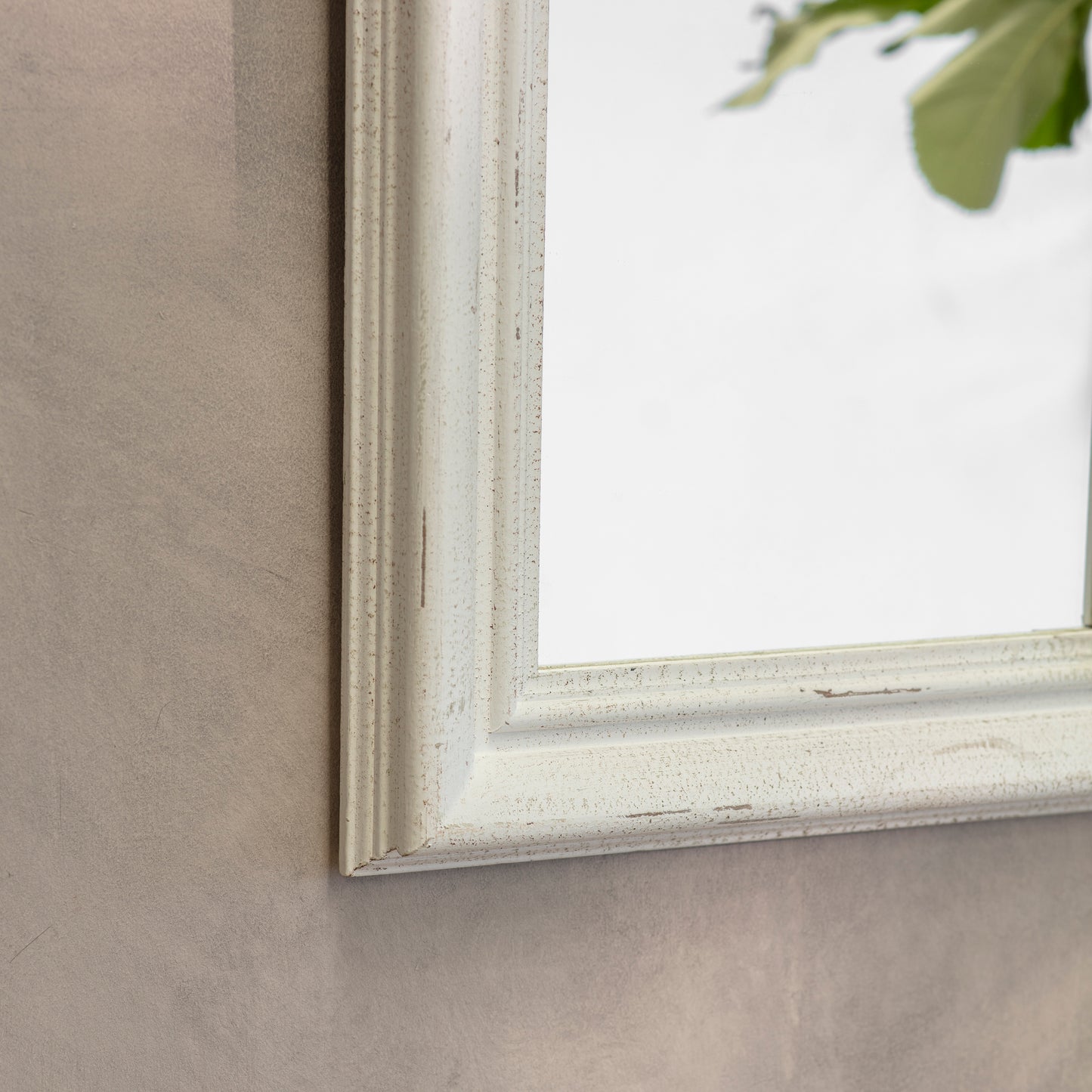 Wilton White Panel Window Mirror